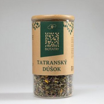 40g sypaného čaje Tatranský doušek v elegantní dóze
