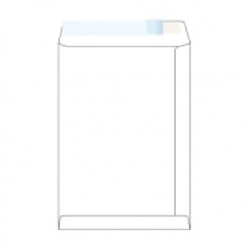 Tašky samolepicí bílé B4 (250 x 353 mm), 250 ks/balení