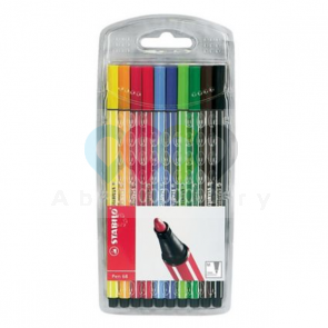 Fixy Stabilo Pen 68, mix barev, 10 ks