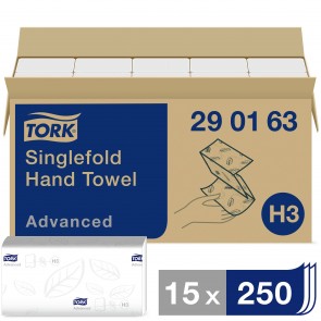 Tork Singlefold papírové ručníky Advanced, 15 ks