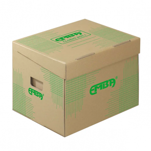 Archivační úložná krabice Emba, 33 x 30 x 24 cm, balení  10 kusů