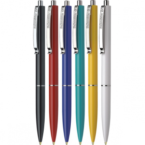 Klikací kuličkové pero Schneider K15, modré, 50 ks