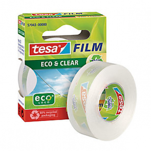 Lepicí páska Tesa Eco & Clear, krystalicky průhledná