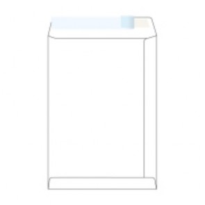 Tašky samolepicí bílé recyklované B4 (250 x 353 mm), 50 ks/balení